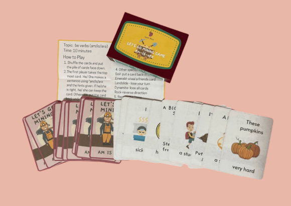 Am-is-are Mining Card Game: A Strategic Tool for Grammar Fluency