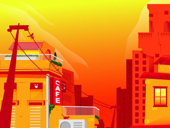 City Game Background: Versatile Design for Day, Night, and Everything In Between