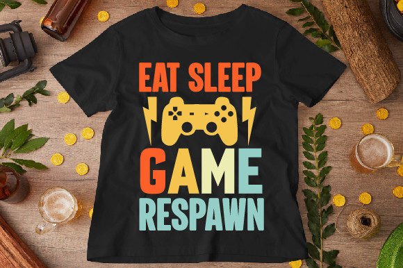 Eat Sleep Game Respawn T-Shirt Designs