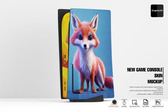 Game Console Skin Mockup Design Tool