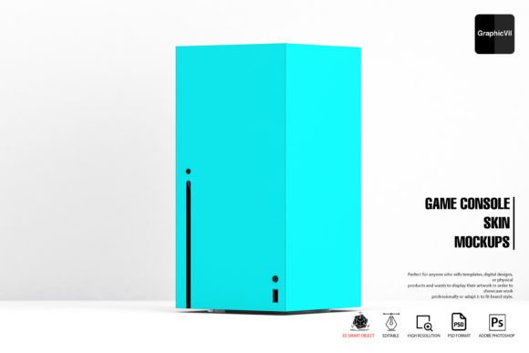 Game Console Skin Mockups