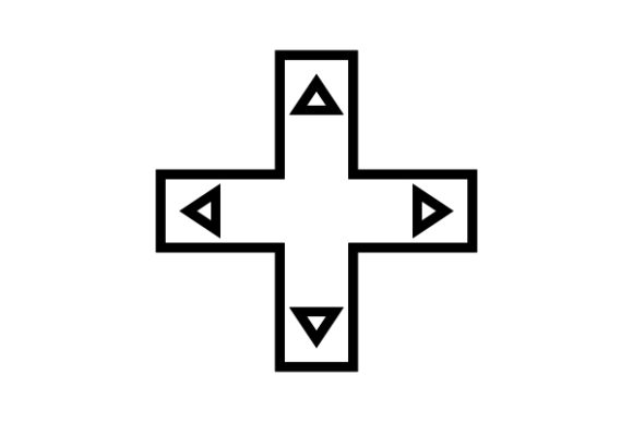 Game Control Line Icon Set for Creative Projects