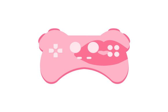 Game Controller, Cartoon: A Versatile Design for Creatives and Gamers Alike
