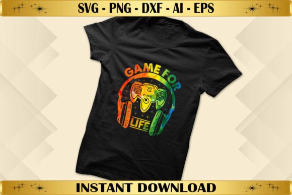 Game for Life: A Versatile Design Asset for Merchandise Creators