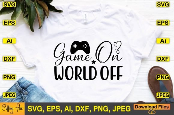 Game on World Off SVG Design: Creative Digital Files for All