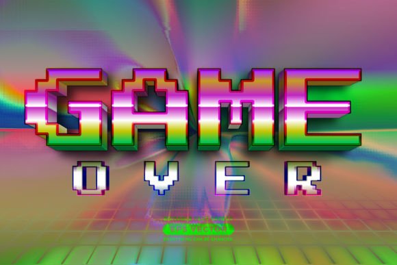 Game Over Editable Text Style Effect: A Designer’s Secret Weapon for Retro-Inspired Creativity