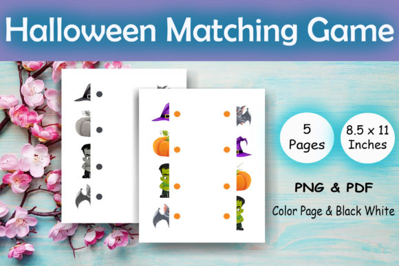 Halloween Matching Game for KDP Interior