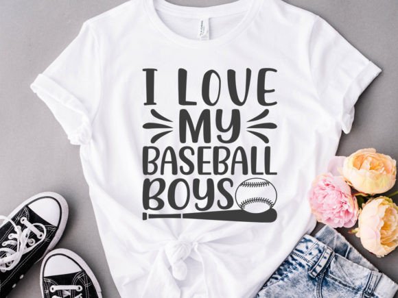 I Love My Baseball Boys T-Shirt: A Design That Speaks Volumes