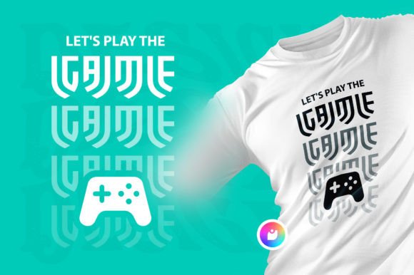 Let s Play the Game ⦁ T-Shirt Design SVG – A Versatile Graphic Solution for Print and Digital Use