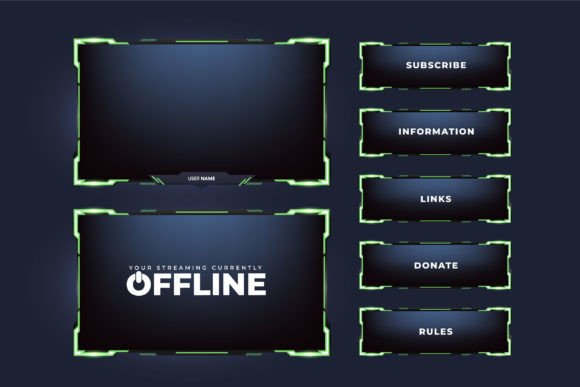 Maximizing Your Live Streaming Presence with Online Game Screen Border Design Vector