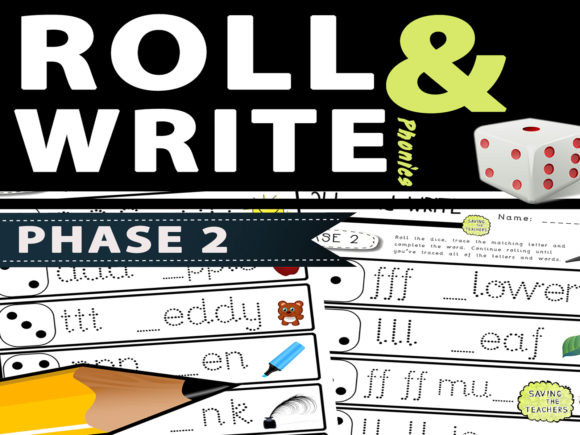 Phase 2 Phonics Handwriting Dice Game: Blending Learning with Play in Early Childhood Education