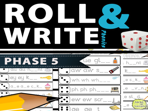 Phase 5 Phonics Spelling Dice Game: A Hands-On Tool for Engaging Early Literacy Practice