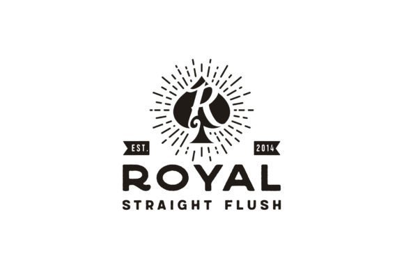 Royal Flush Spade Poker Logo: A Versatile Design Asset