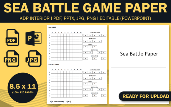 Sea Battle Paper Game: A Creative Tool for Professionals and Creators