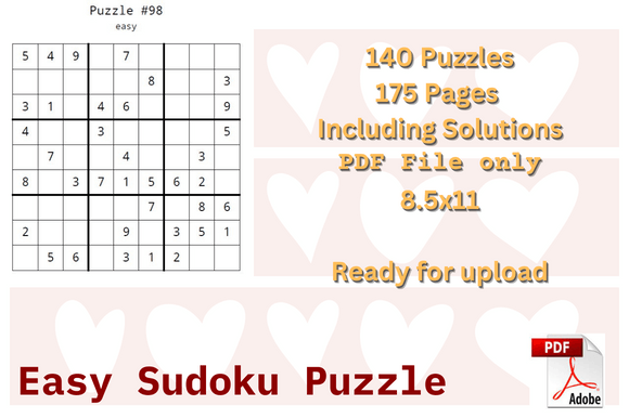Sudoku Game Activity KDP Interior: A Smart Choice for Puzzle Enthusiasts and Self-Publishers