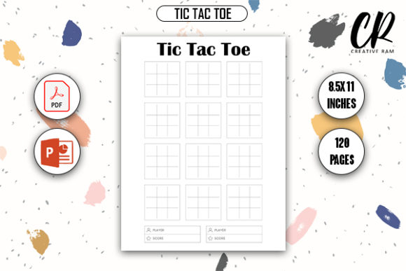 Tic Tac Toe Game for Amazon KDP Interior