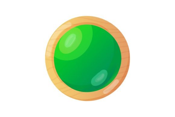 Understanding the Role of a Wooden Green Button in Game UI Design
