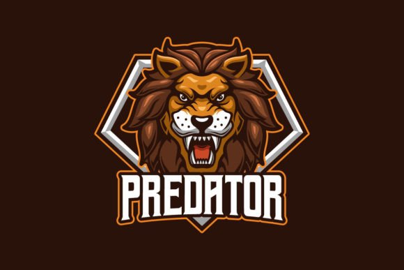Wild Lion Roaring E-sports Game Logo: A Strong Visual Identity for Competitive Brands