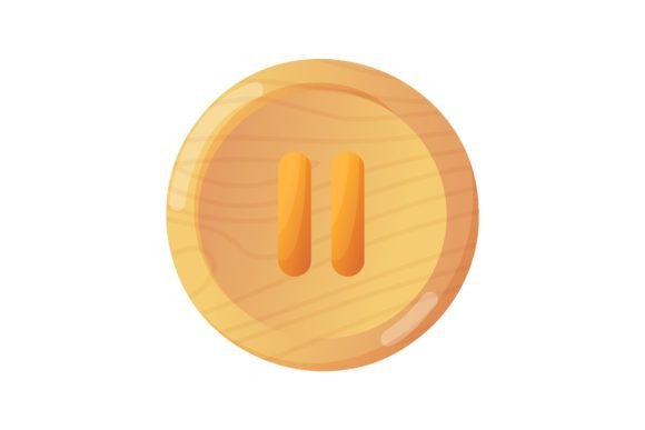 Wooden Pause Button for Users Game Inter: A Thoughtful UI Design Element for Modern App Interfaces