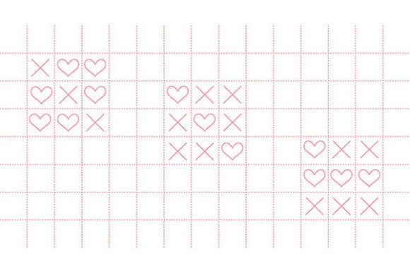 X and Heart Game in the Math Notebook: A Creative Fusion of Love and Logic